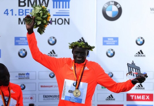 Dennis Kimetto, 2014 Marathon World Record Holder, Berlin, Germany